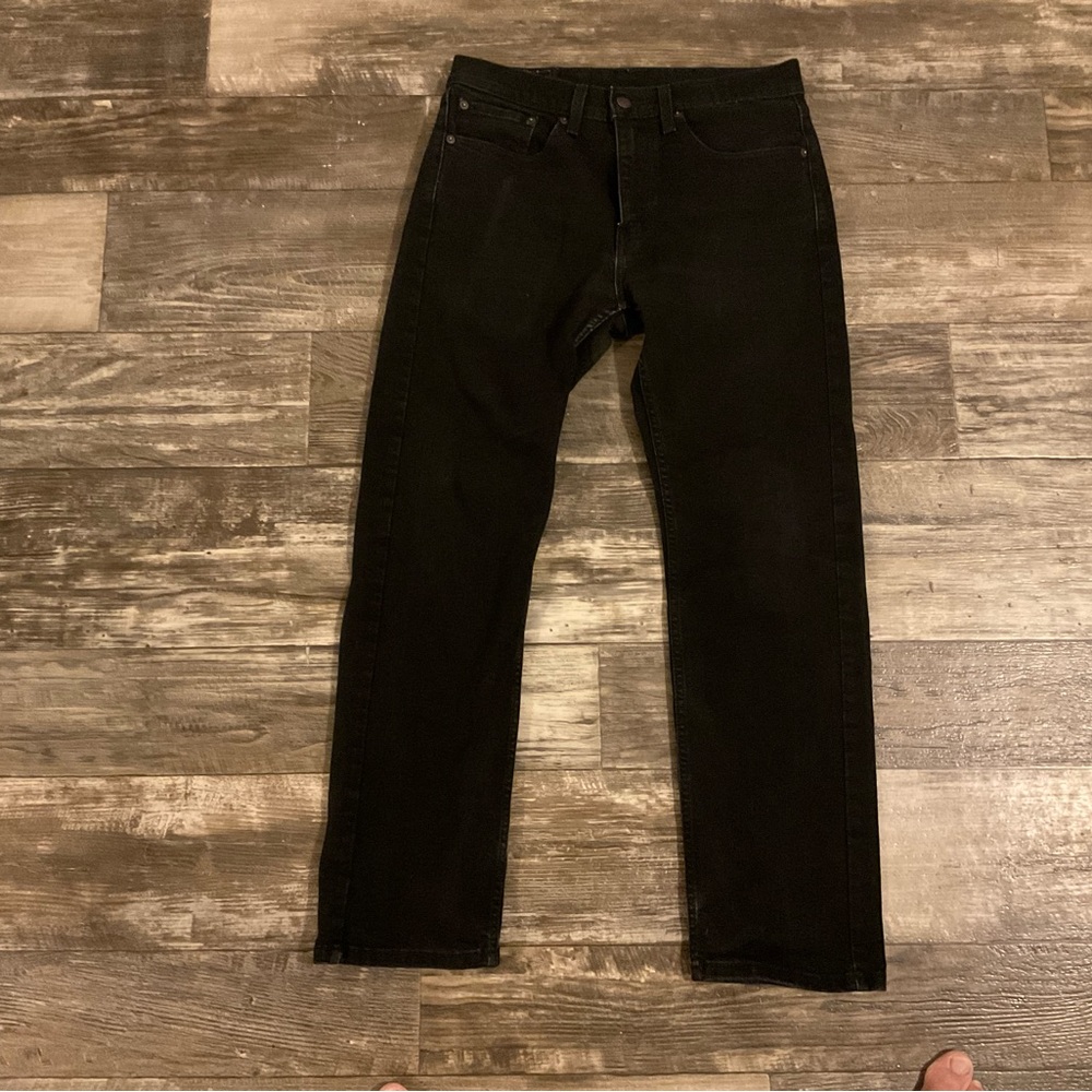 Levi's Men's 506 Comfort Straight Jeans Black 31W x 30L
